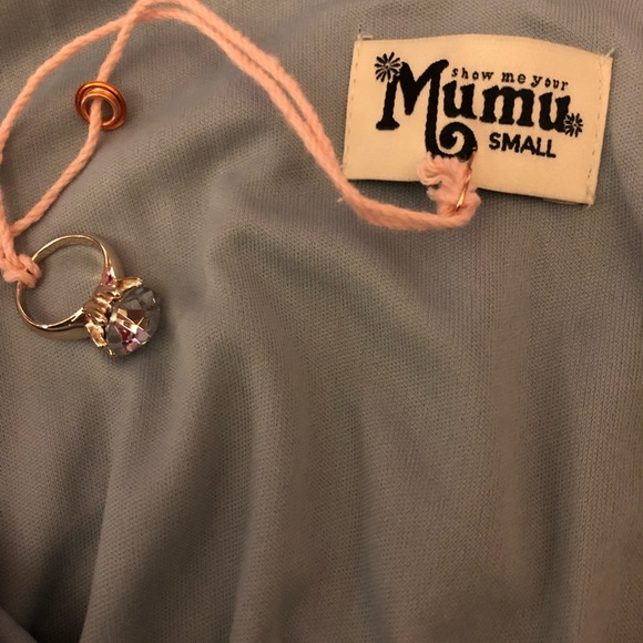 NWOT Show Me Your Mumu Blue Bridesmaid Maxi Dress - Picture 8 of 8